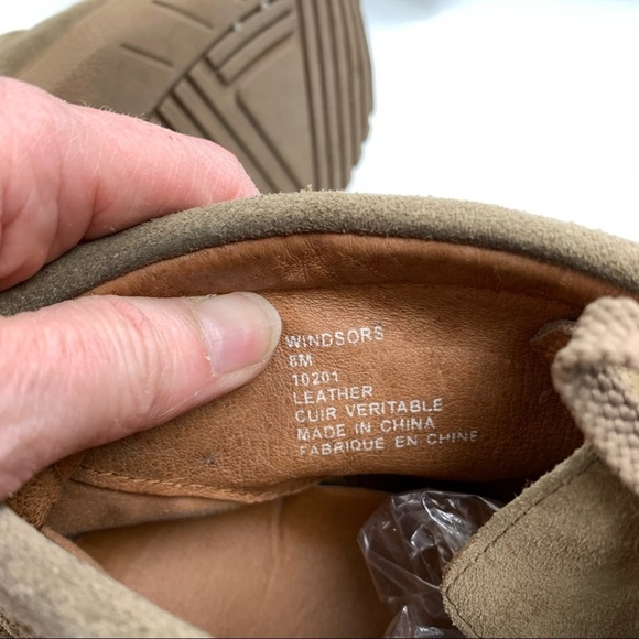 Roots 73 Beige Suede Windsor Lace Up Booties - Picture 6 of 7